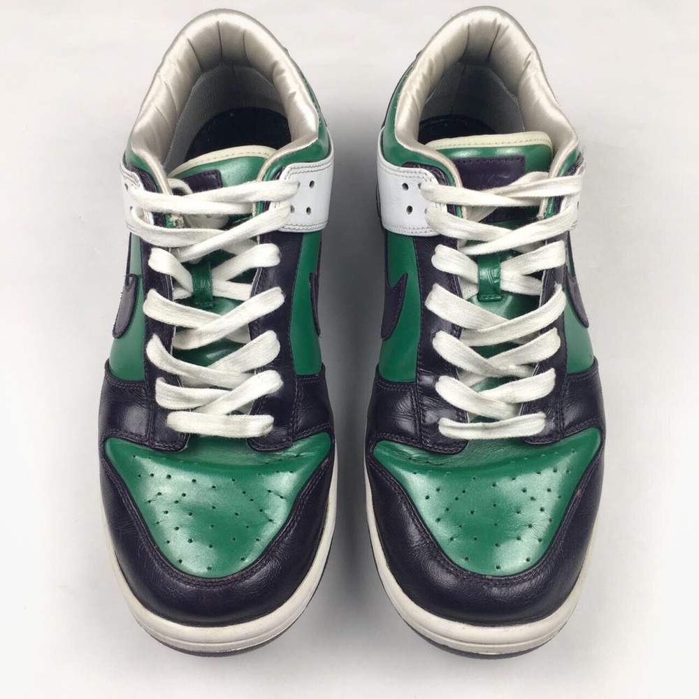 Y2K Nike Dunk Low Premium iD Joker Purple Green Men’s 11.5 Vintage Nikes Dunks - Picture 4 of 16